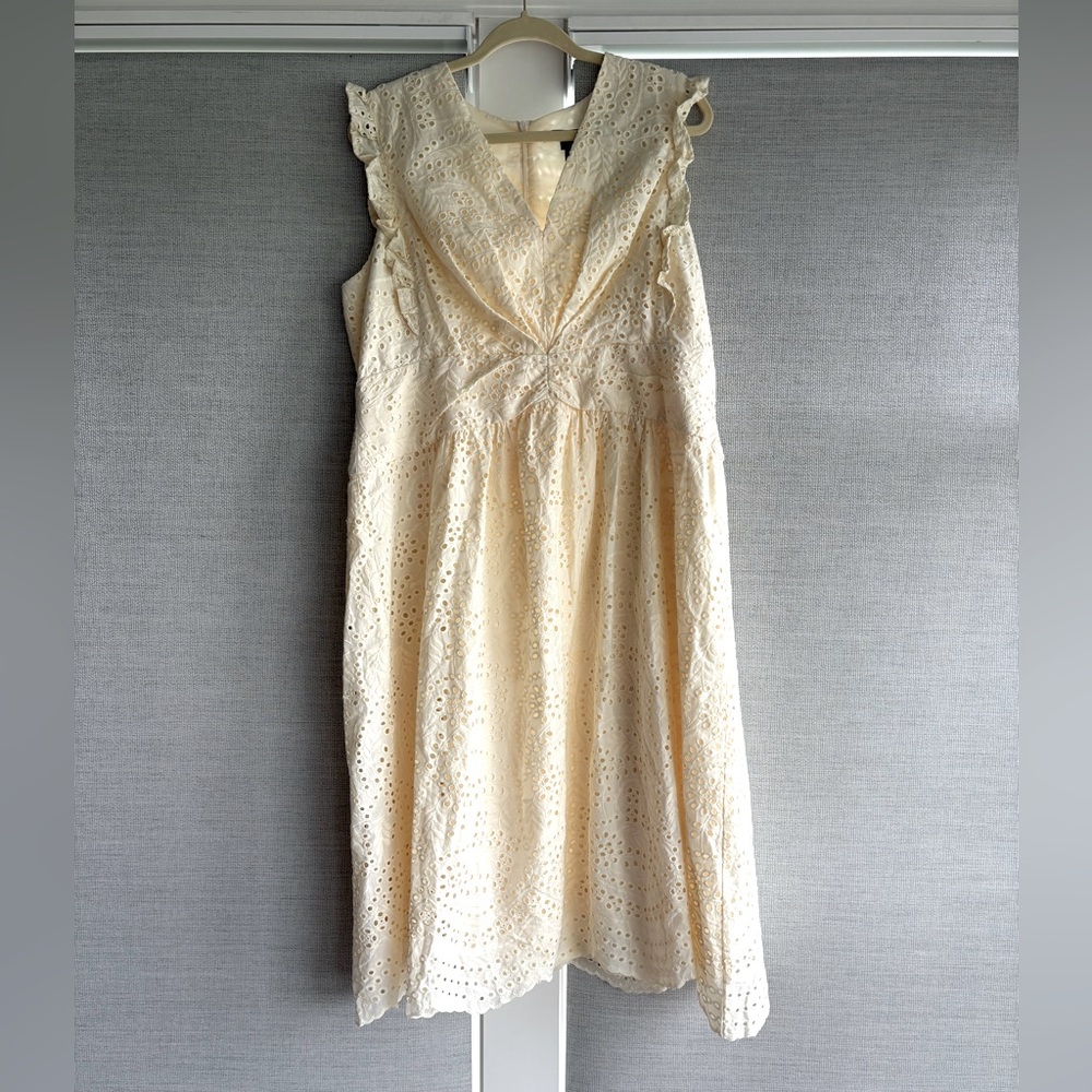 Maggy London Cream Lace Sundress